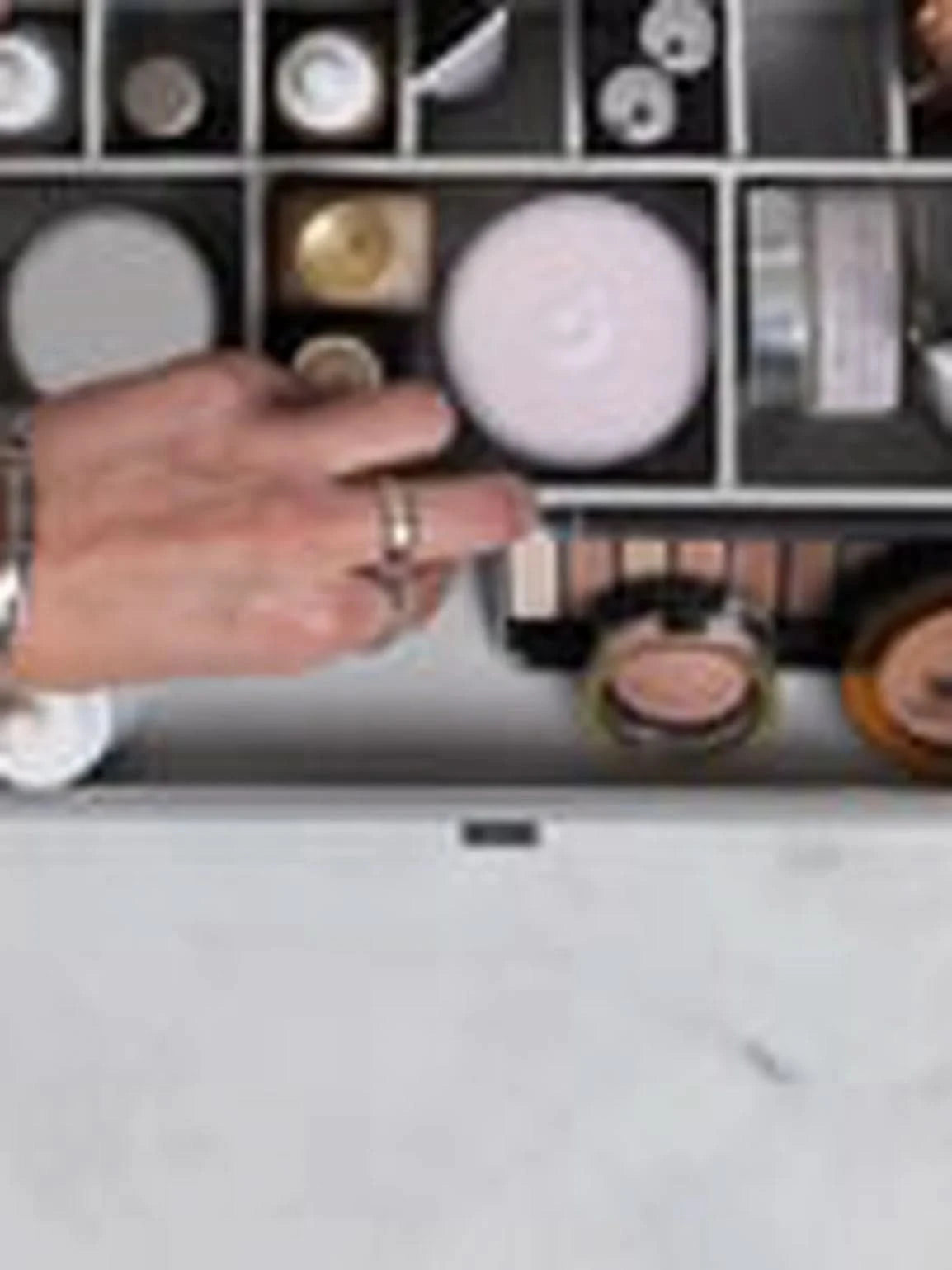 Stackers Supergrote Makeup Organizer Grijs - Mystackers