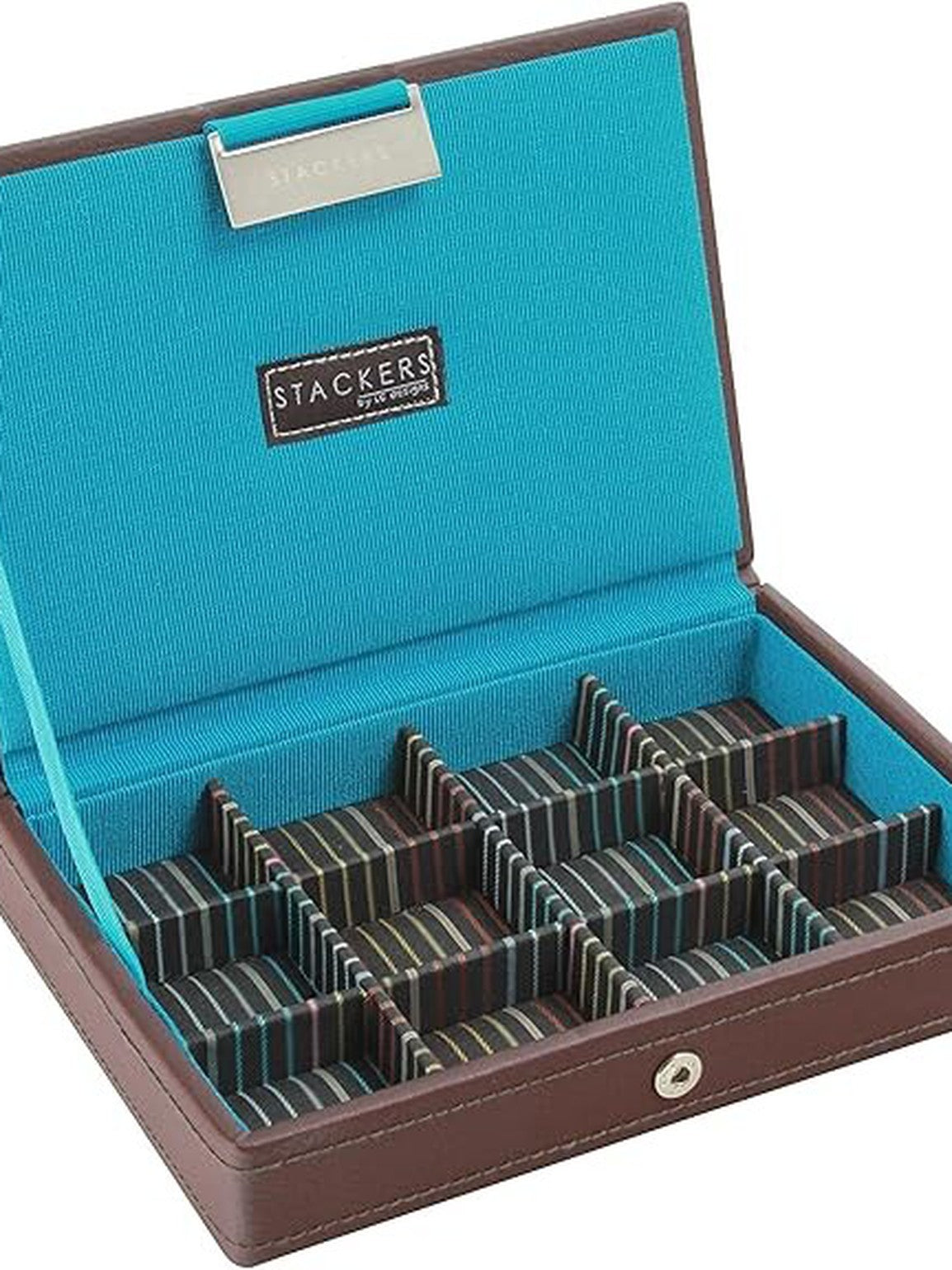 Stackers Deksel voor Mini Juwelendoos Chocolade Bruin - Mystackers