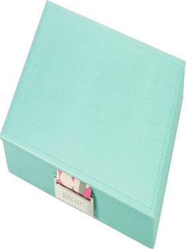 Stackers Deksel voor Mini Juwelendoos Aqua - Mystackers