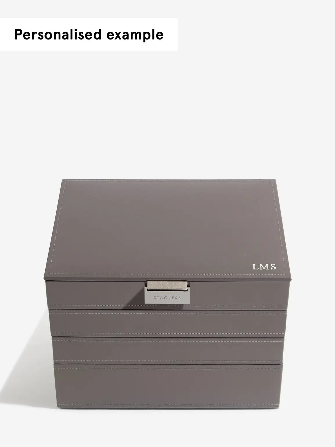 Stackers Classic Boîte à Bijoux Lot de 4 Marron Doux