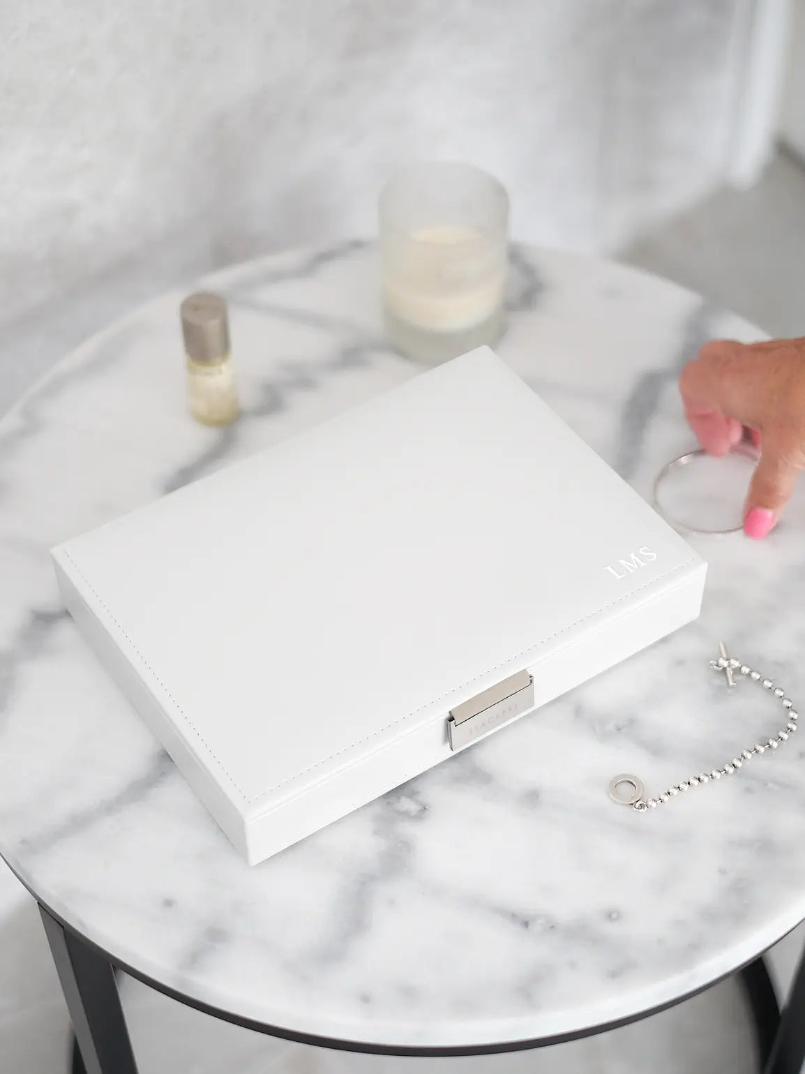 Stackers Lid for Classic Jewellery Box White