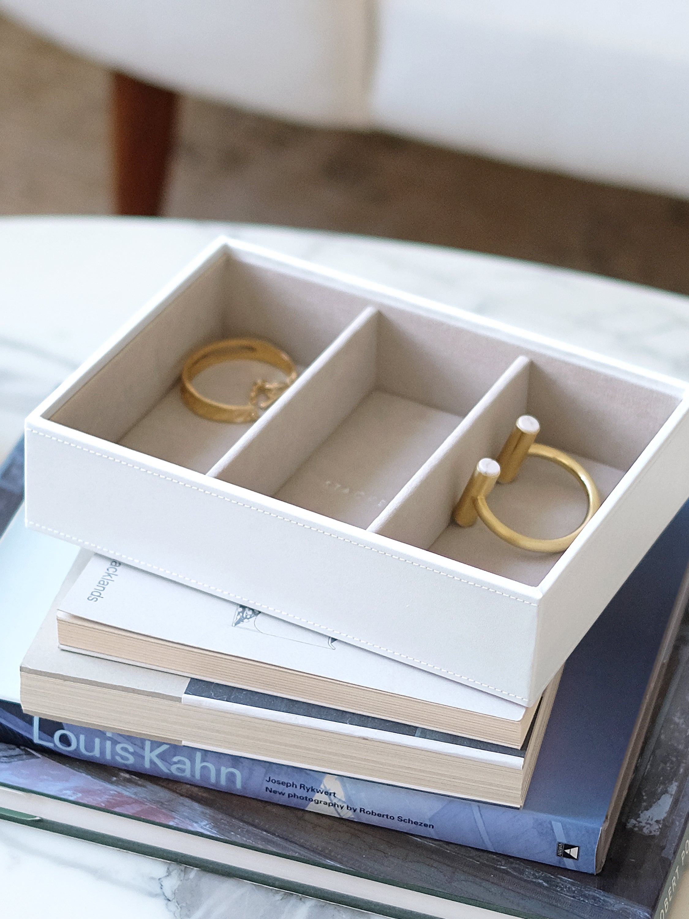 Stackers Watch & Accessory Layer for Classic Jewellery Box White
