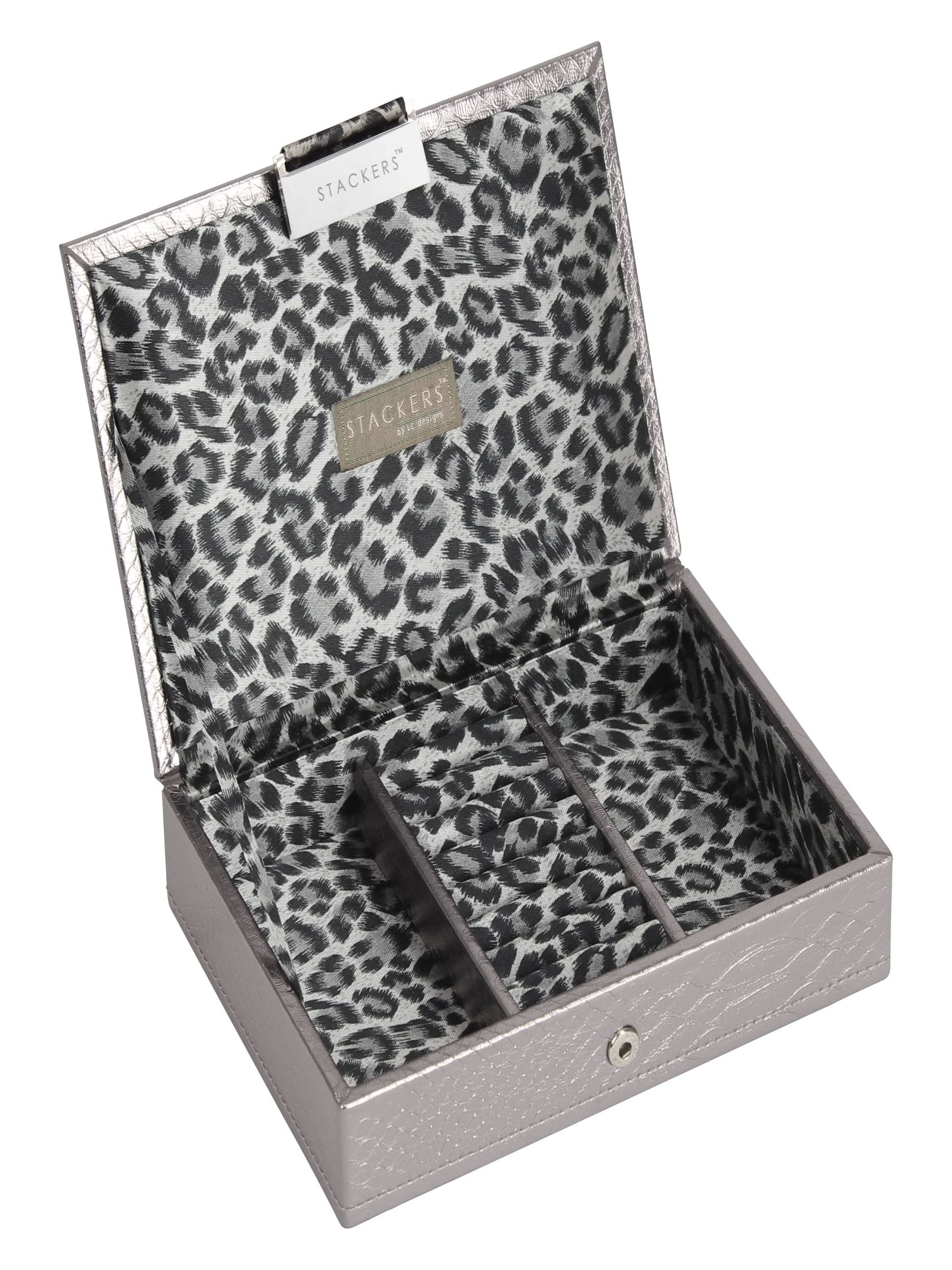 Stackers Deksel voor Mini Juwelendoos Platinum - Mystackers