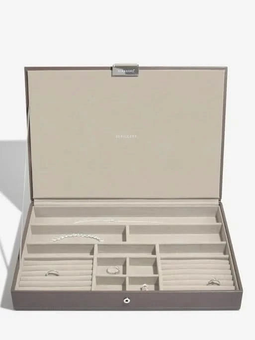 Stackers Deksel voor XL Juwelendoos Zachtbruin - Mystackers