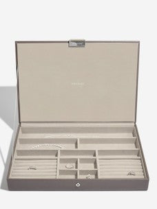 Stackers XL Juwelendoos set van 3 Zachtbruin - Mystackers