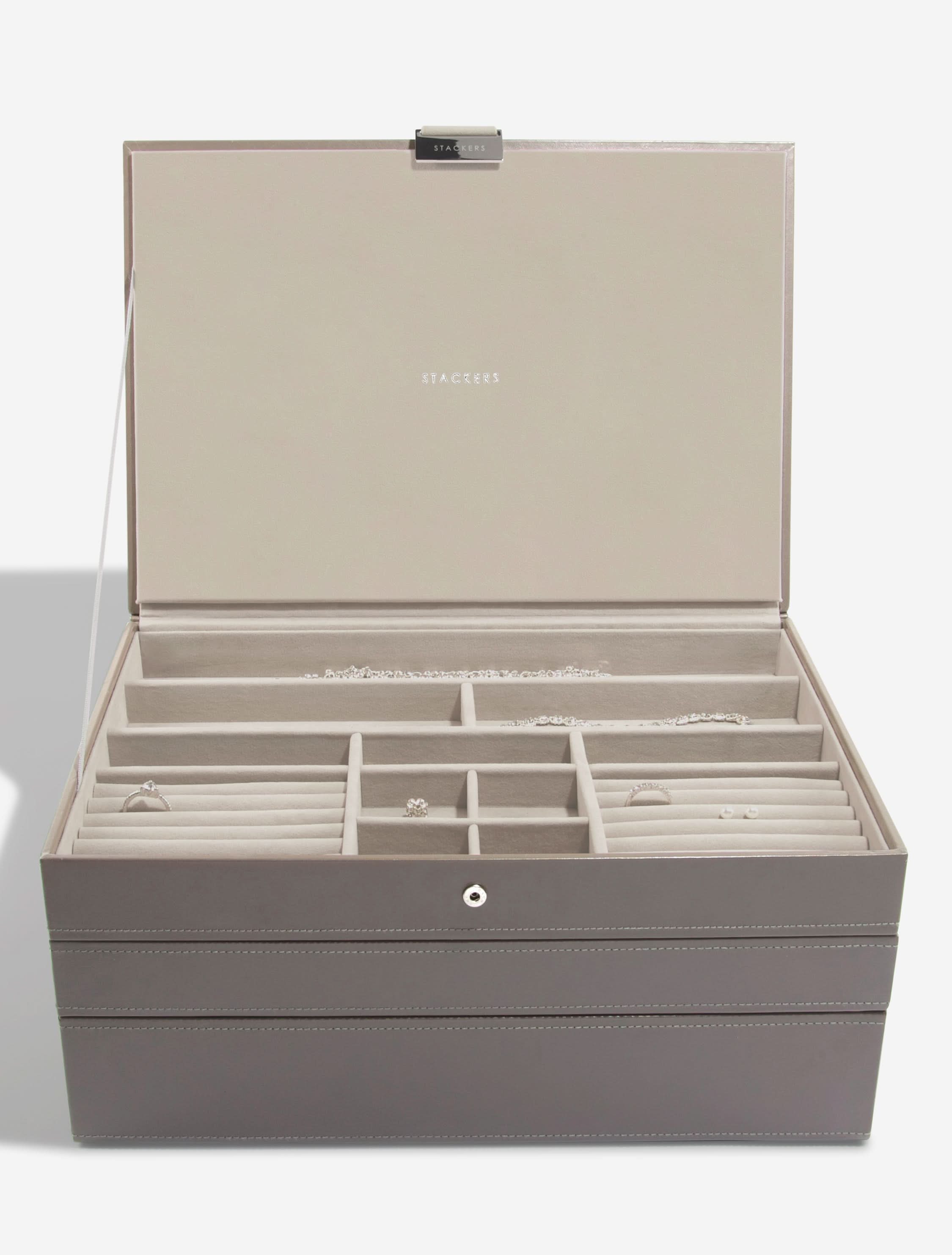 Stackers XL Jewellery Box Set of 3 Mink