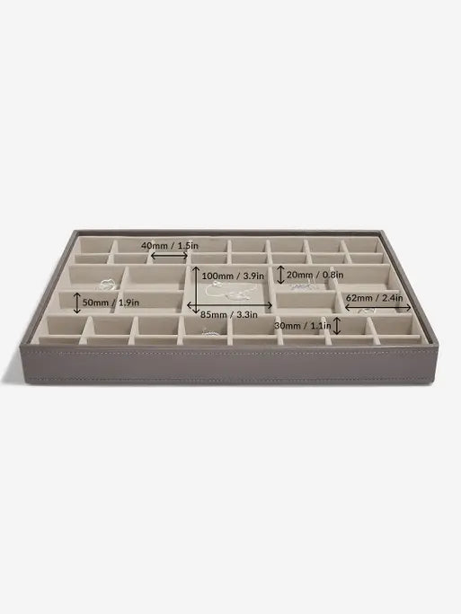 Stackers XL Juwelendoos set van 3 Zachtbruin - Mystackers