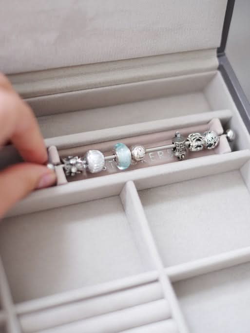 Stackers Charm Bar Zachtbruin & Wit - Mystackers