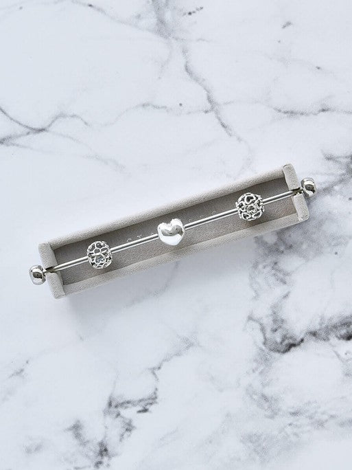 Stackers Charm Bar Zachtbruin & Wit - Mystackers