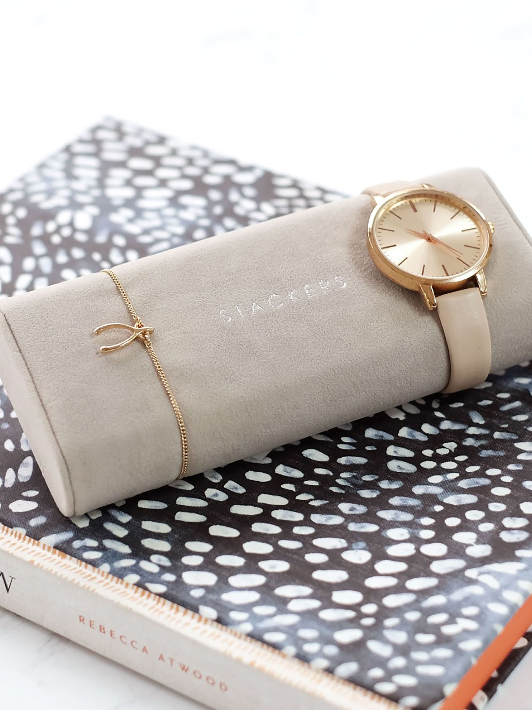 Stackers Watch Pad Mink & White