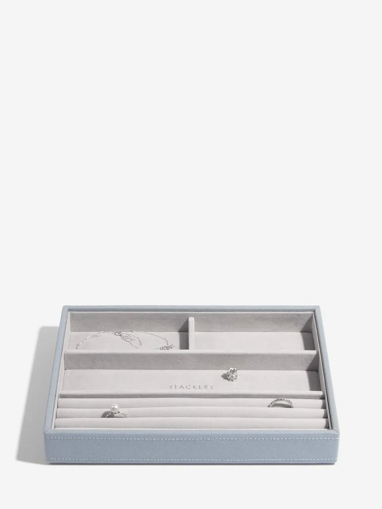 Stackers Klassieke Juwelendoos Set van 4 Blauw
