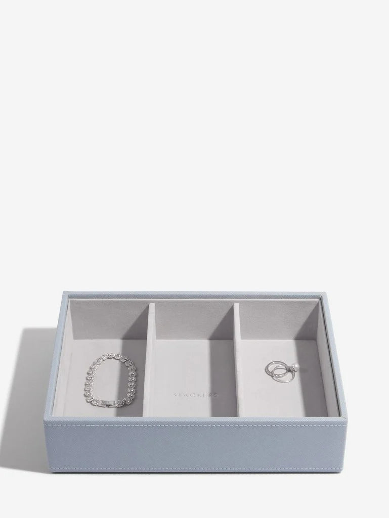 Stackers Klassieke Juwelendoos Set van 4 Blauw