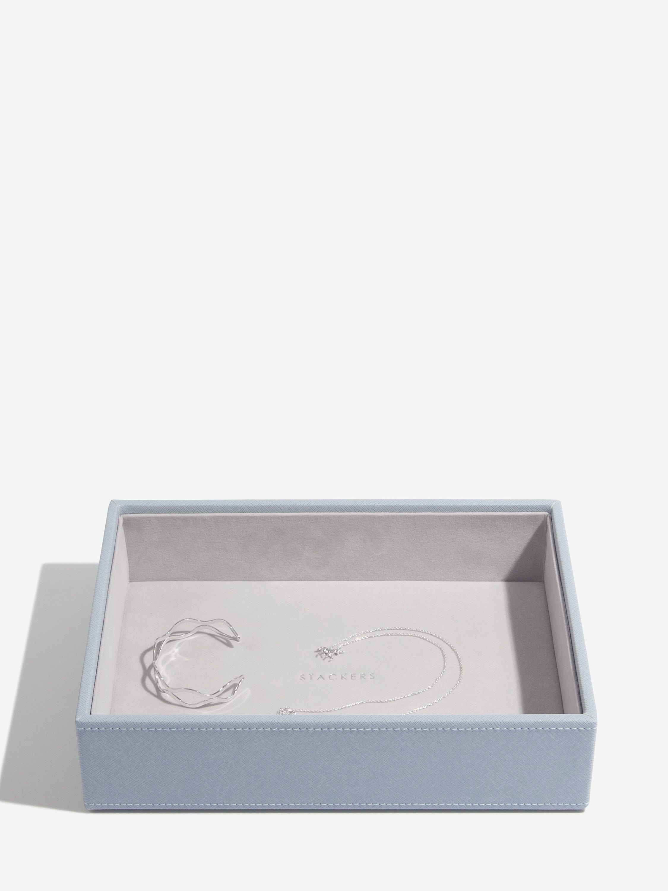 Stackers Classic Boîte à Bijoux Lot de 5 Bleu