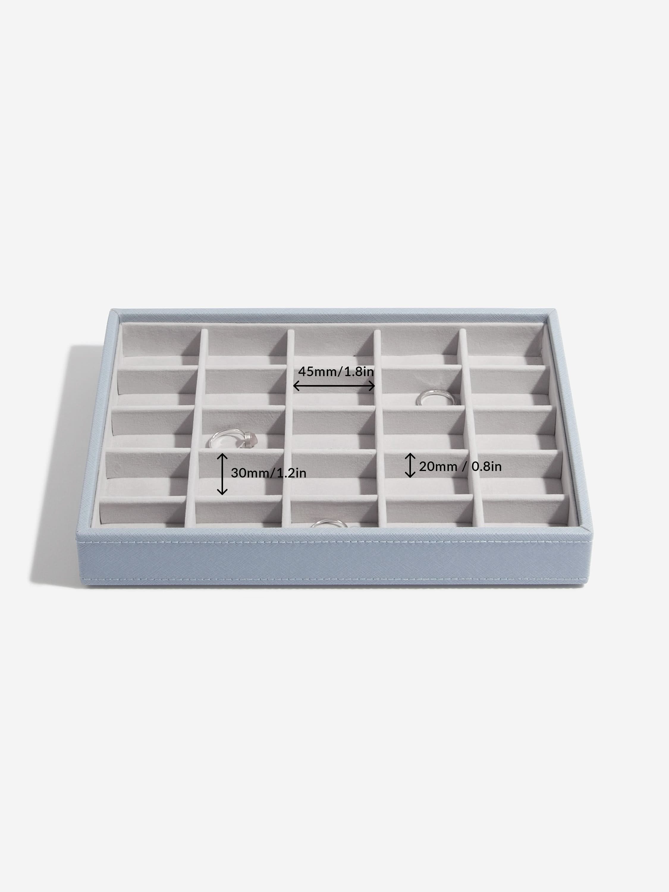 Stackers Klassieke Juwelendoos Set van 5 Blauw - Mystackers