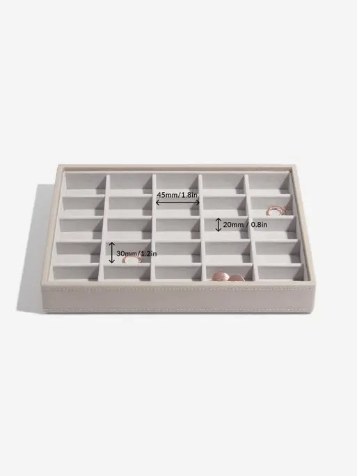 Stackers Klassieke Juwelendoos Set van 4 Taupe - Mystackers