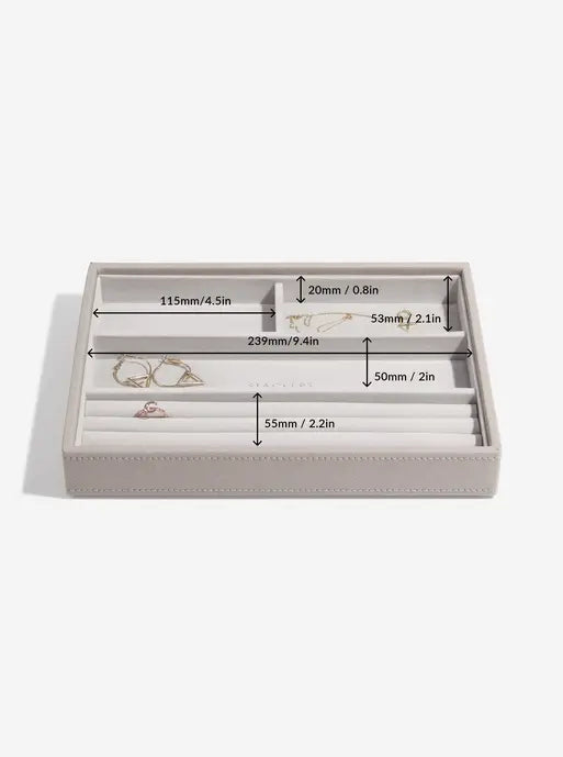 Stackers Klassieke Juwelendoos Set van 4 Taupe - Mystackers