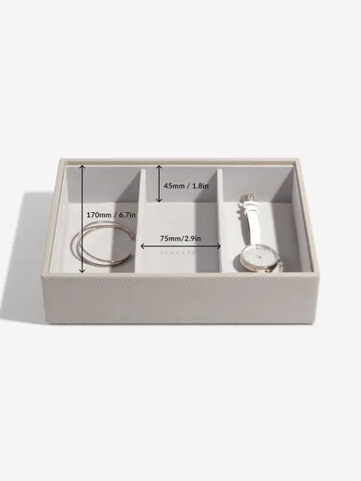 Stackers Klassieke Juwelendoos Set van 4 Taupe - Mystackers