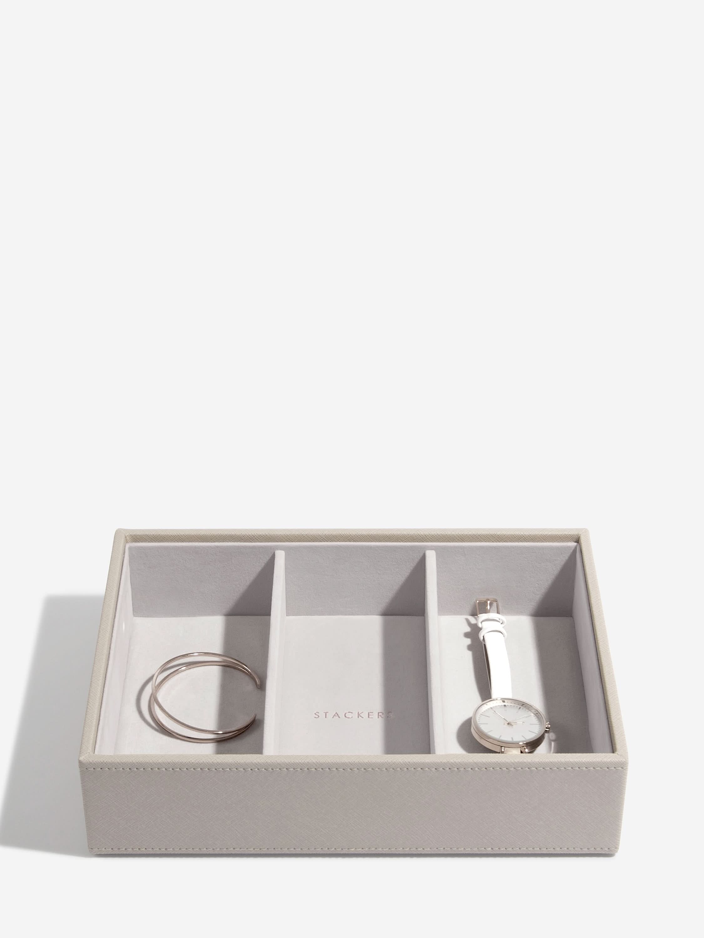 Stackers Klassieke Juwelendoos Set van 5 Taupe - Mystackers