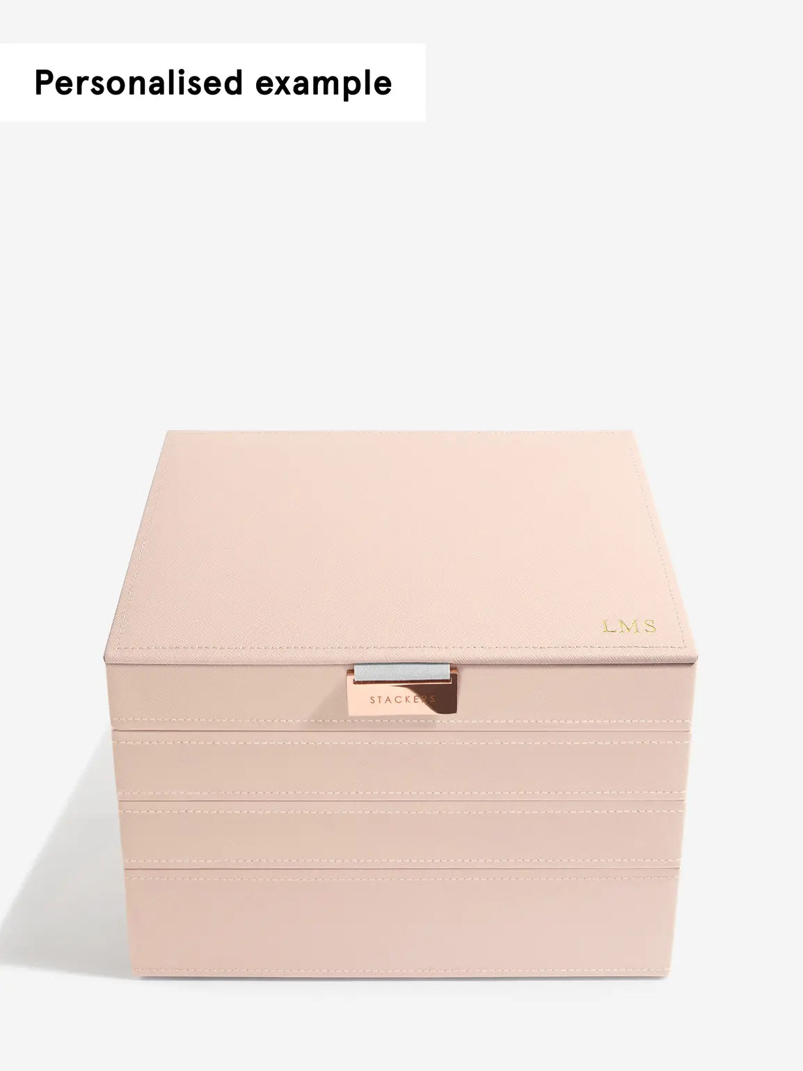 Stackers Klassieke Juwelendoos Set van 4 Roze