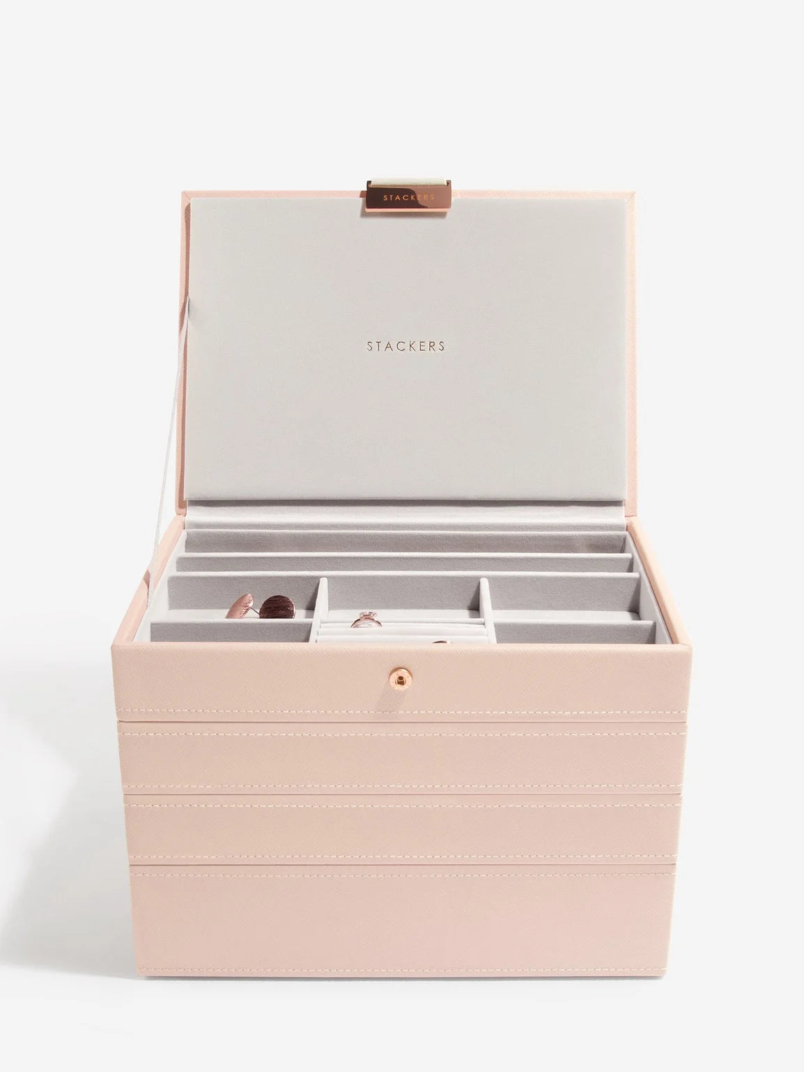 Stackers Klassieke Juwelendoos Set van 4 Roze