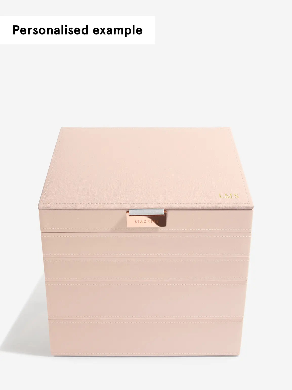 Stackers Klassieke Juwelendoos Set van 5 Roze