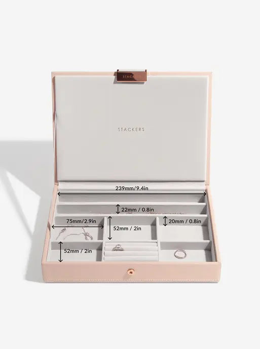 Stackers Klassieke Juwelendoos Set van 5 Roze