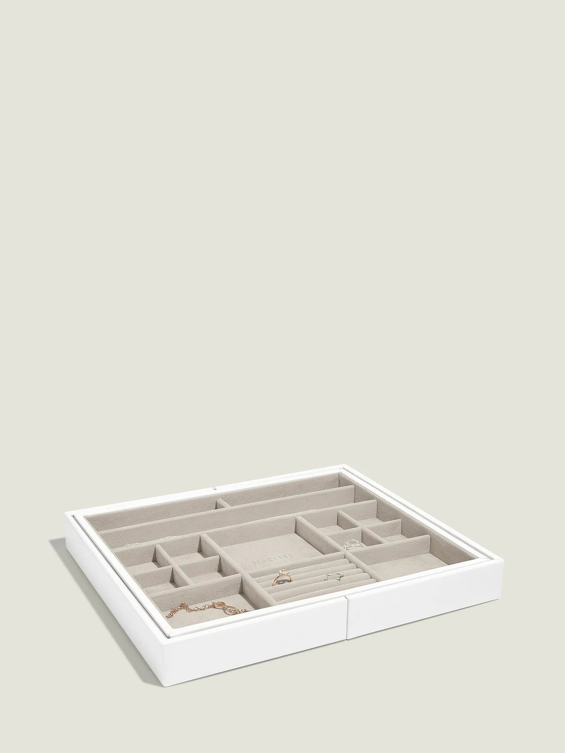 Stackers Medium Jewellery Slider White