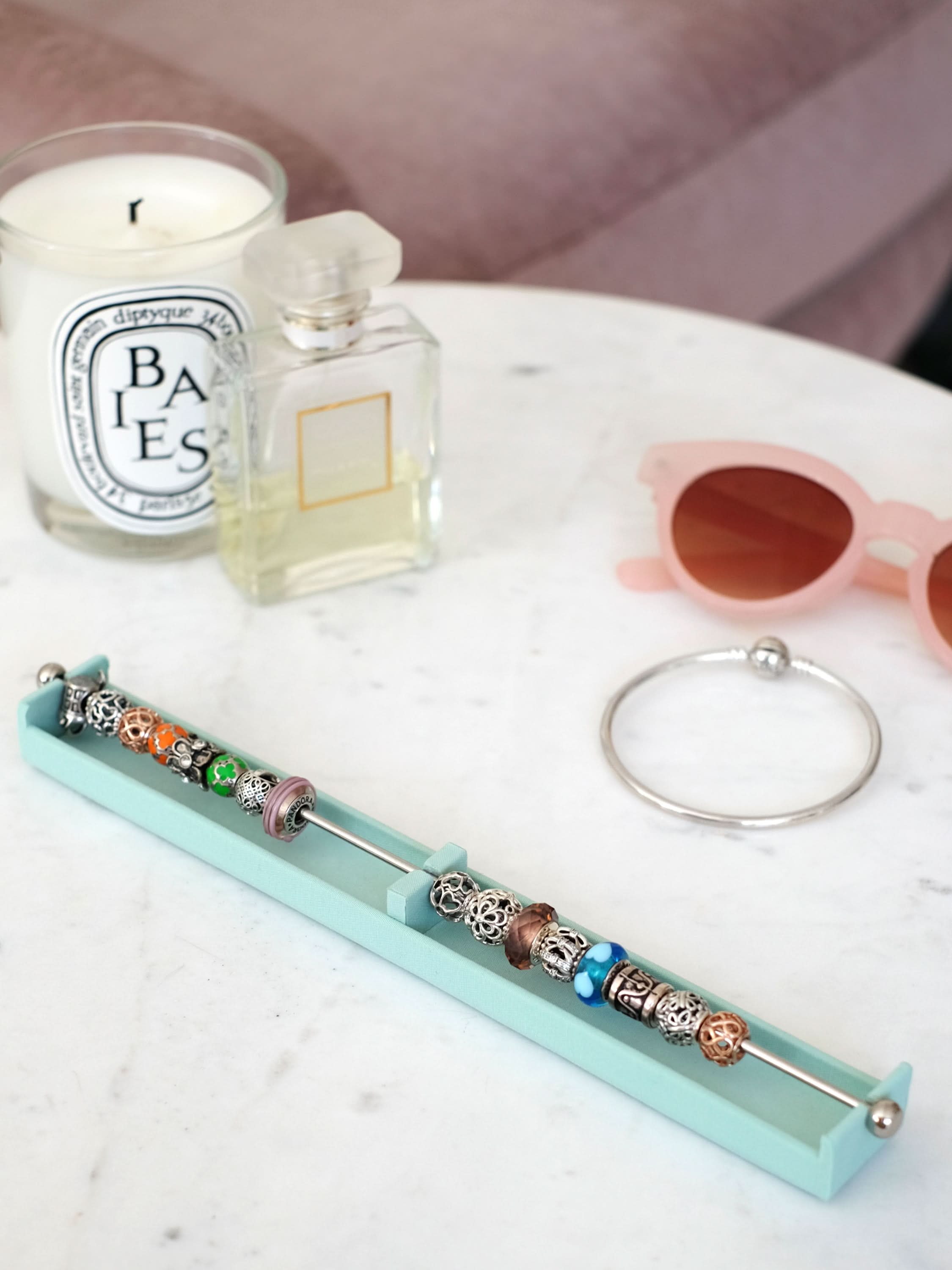 Stackers XL Charm Bar Grey & Mint