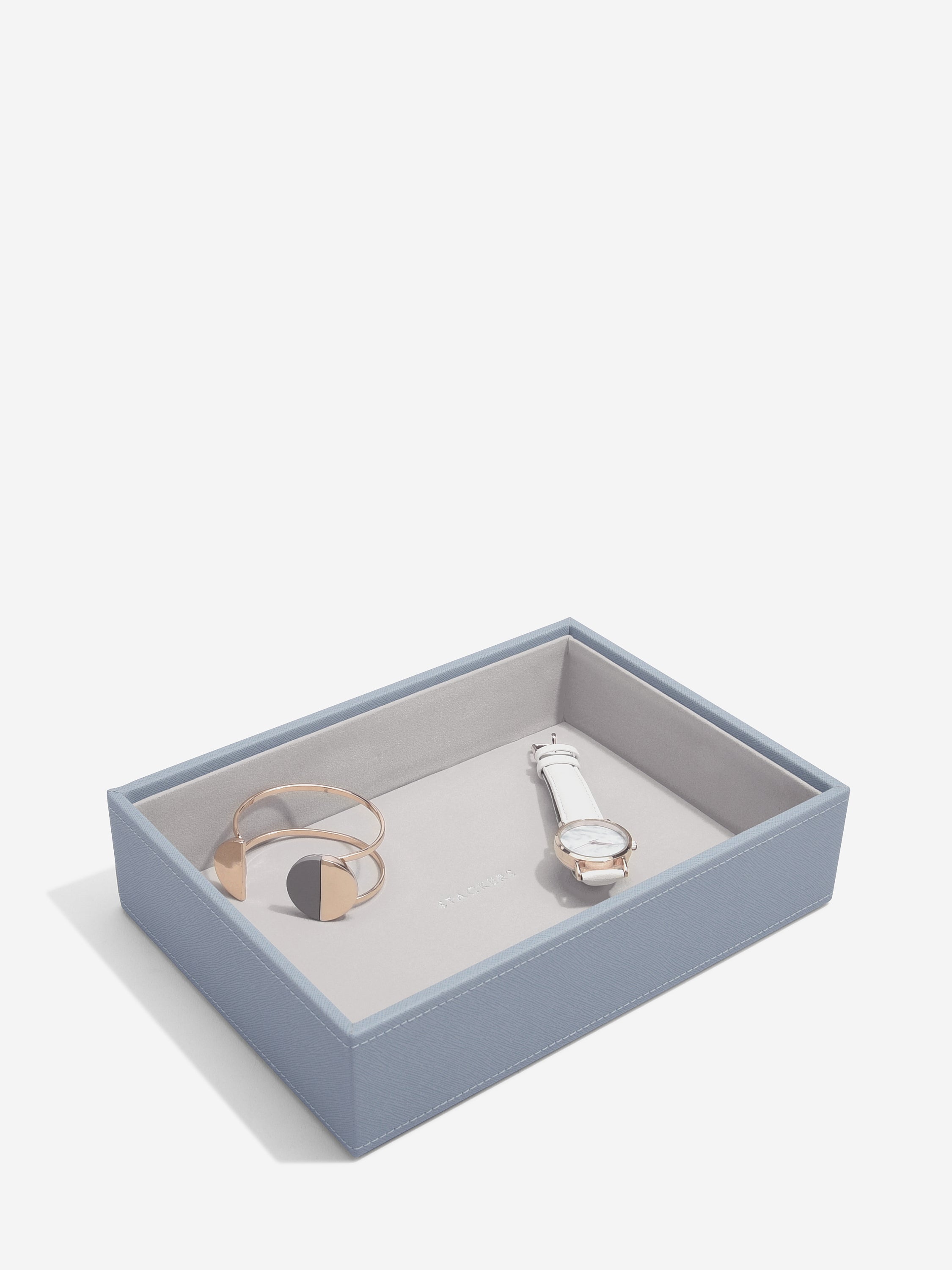 Stackers Deep Jewellery Layer for Classic Jewellery Box Blue