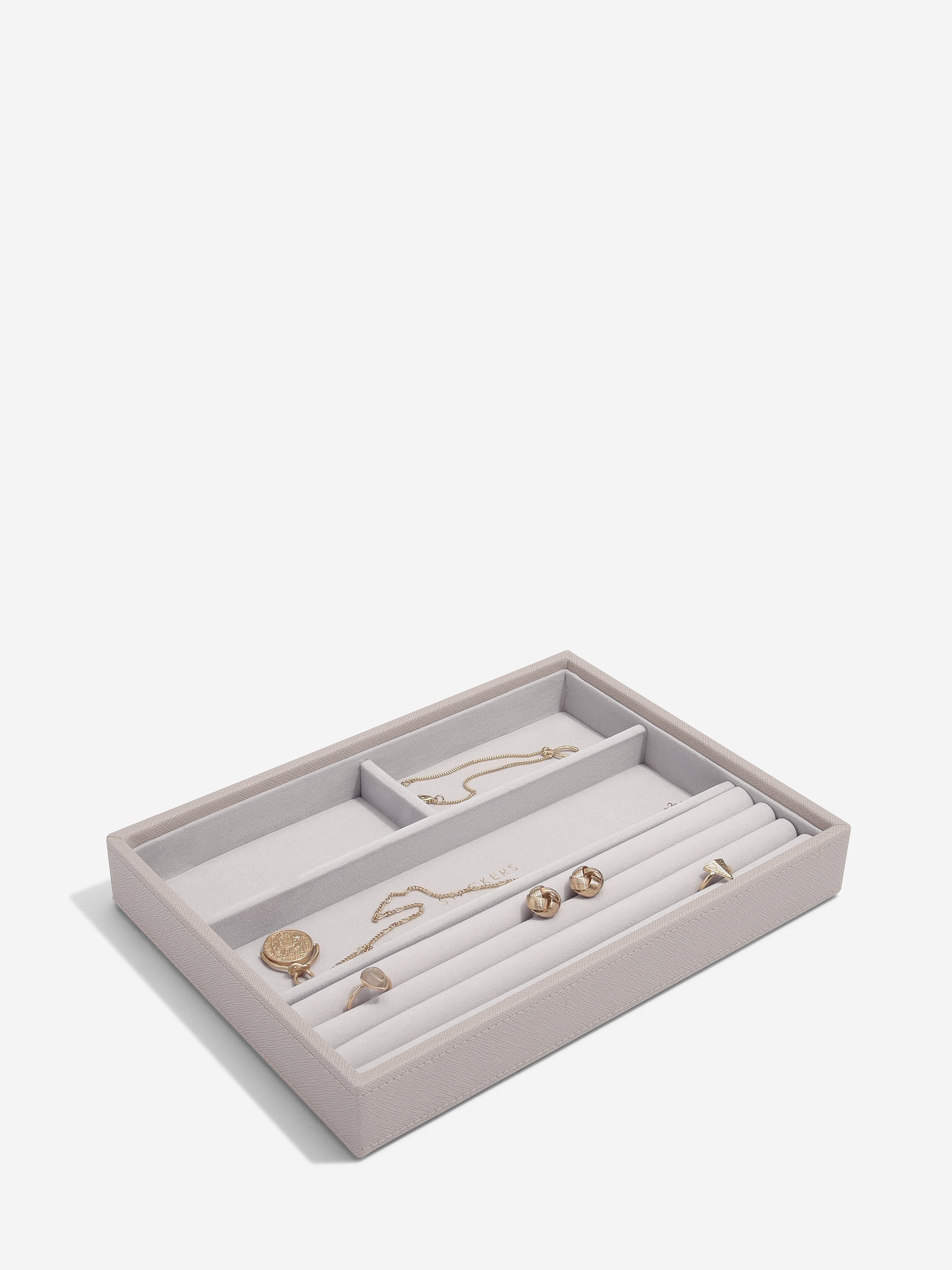 Stackers Ring & Bracelet Layer for Classic Jewellery Box Taupe