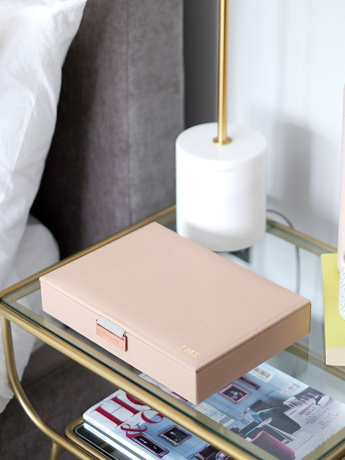 Stackers Deksel voor Klassieke Juwelendoos Roze - Mystackers