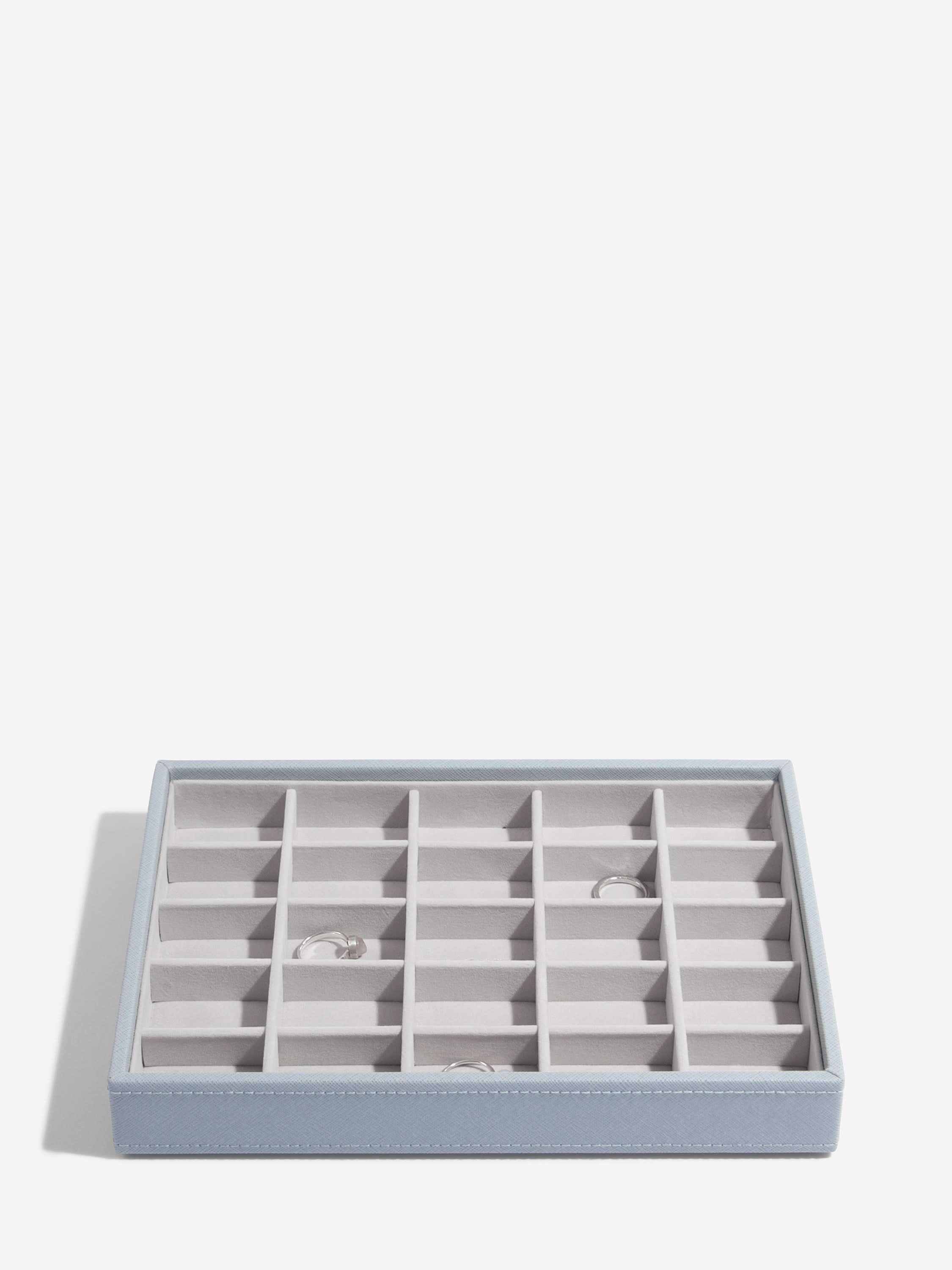 Stackers Klassieke Juwelendoos Set van 3 Blauw - Mystackers