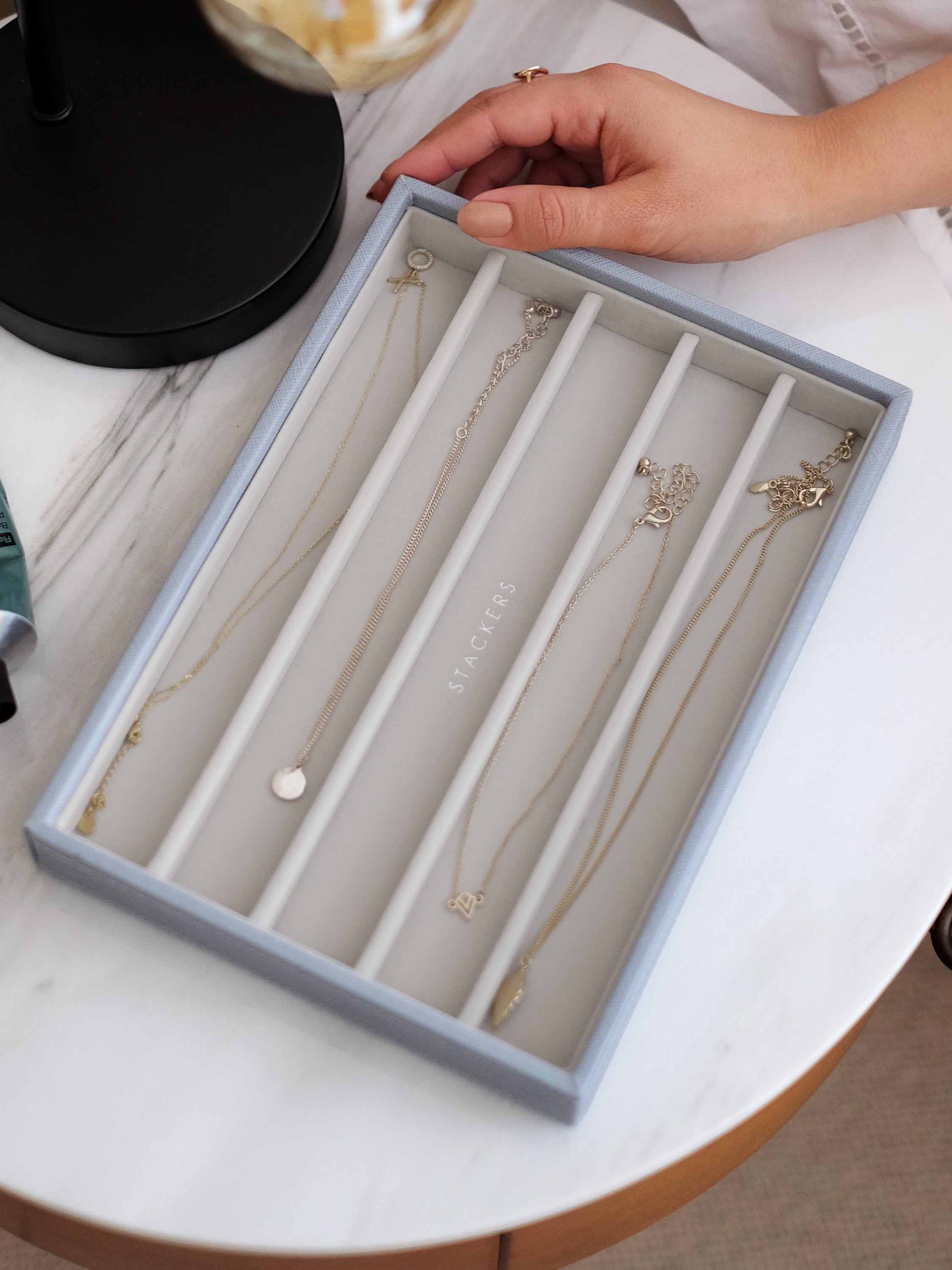 Stackers Necklace Layer for Classic Jewellery Box Blue