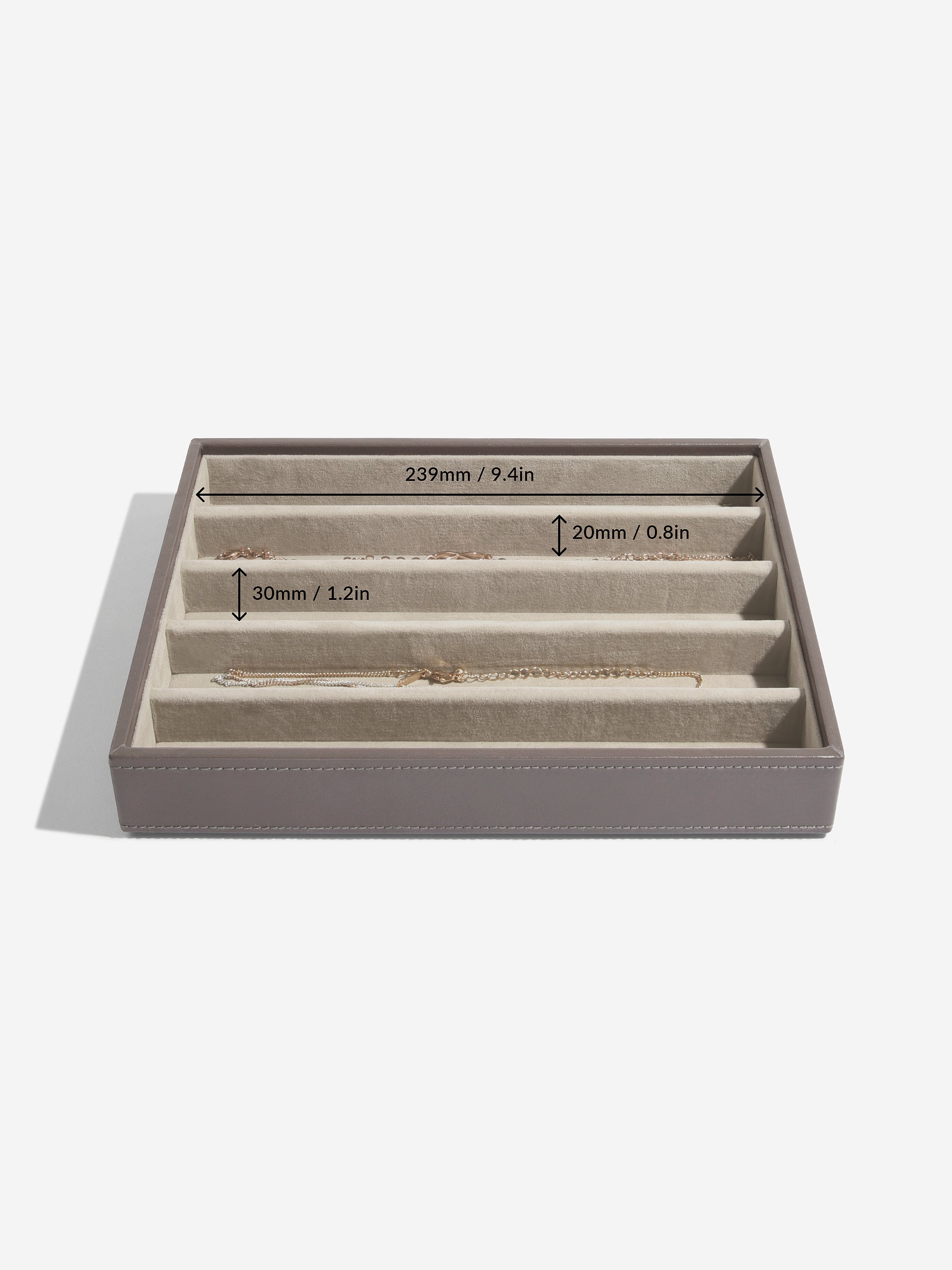 Stackers Necklace Layer for Classic Jewellery Box Mink