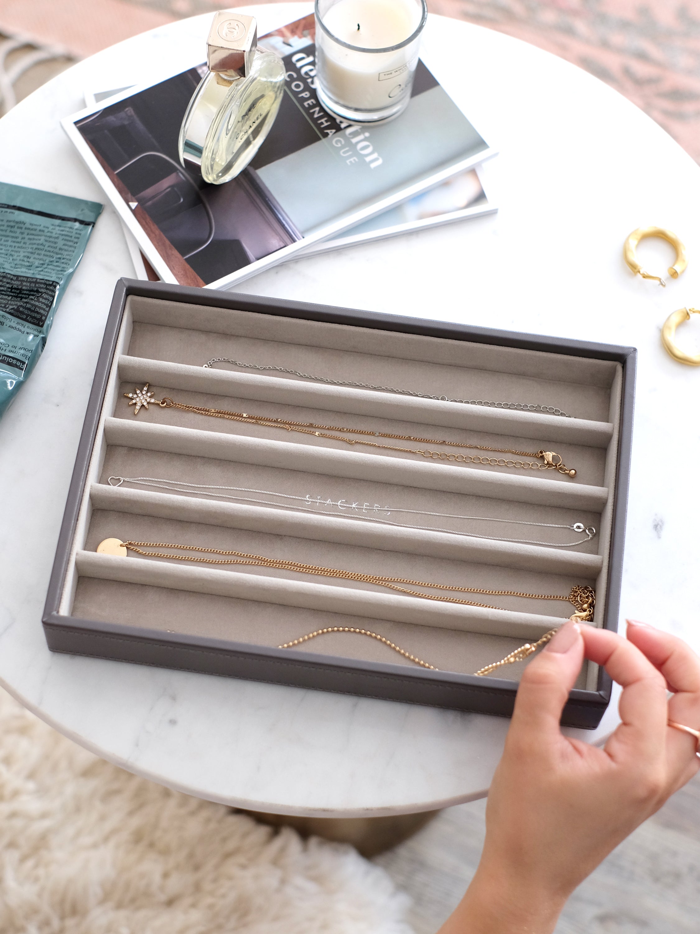 Stackers Necklace Layer for Classic Jewellery Box Mink