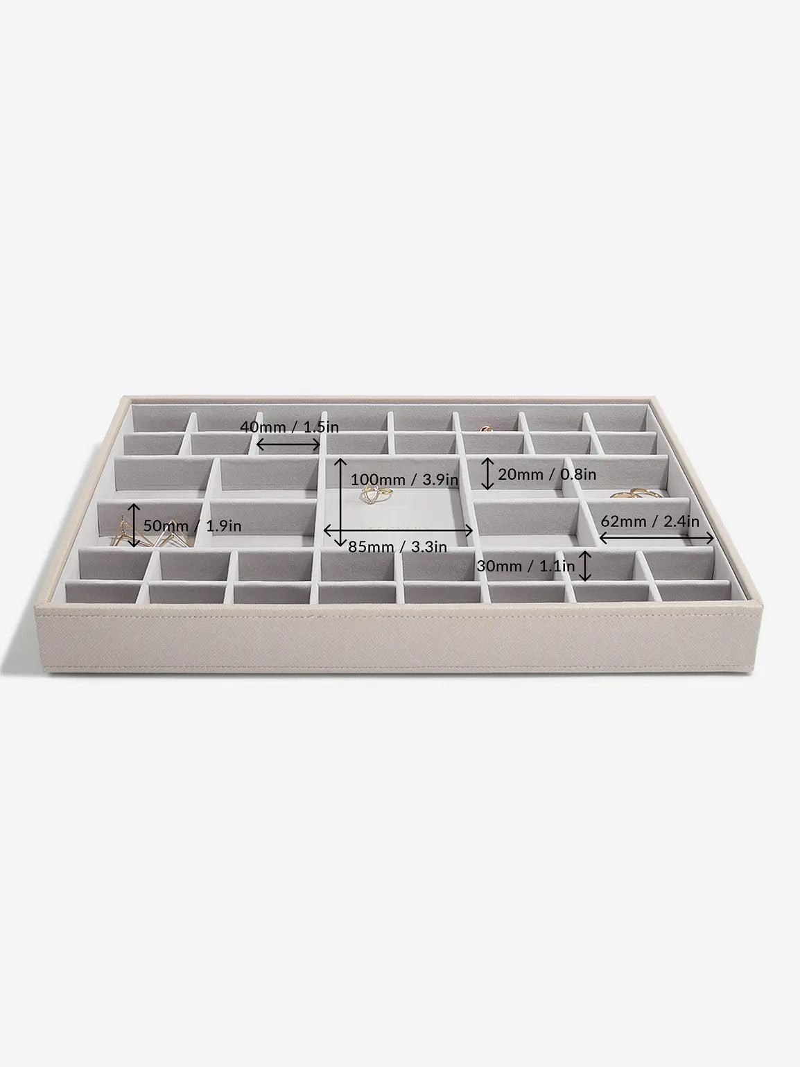 Stackers XL Sieradenlaag Taupe - Mystackers