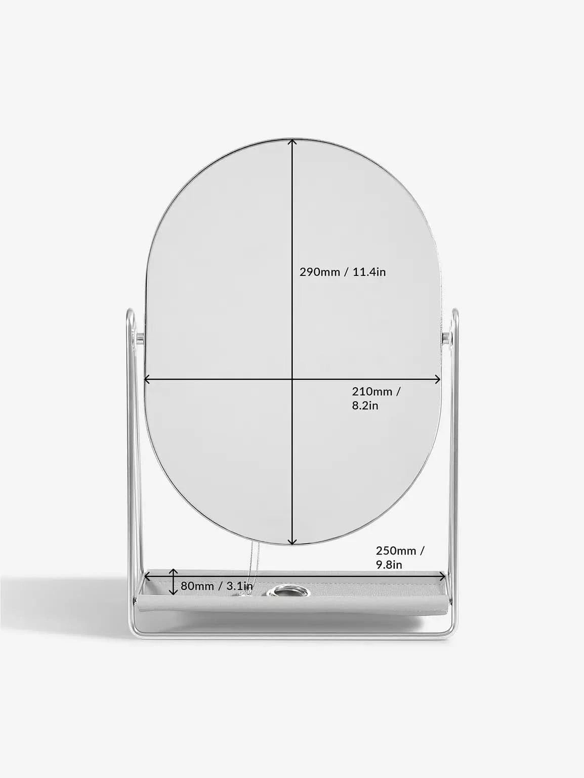 Stackers Spiegel met Sieradenstandaard Grijs - Mystackers