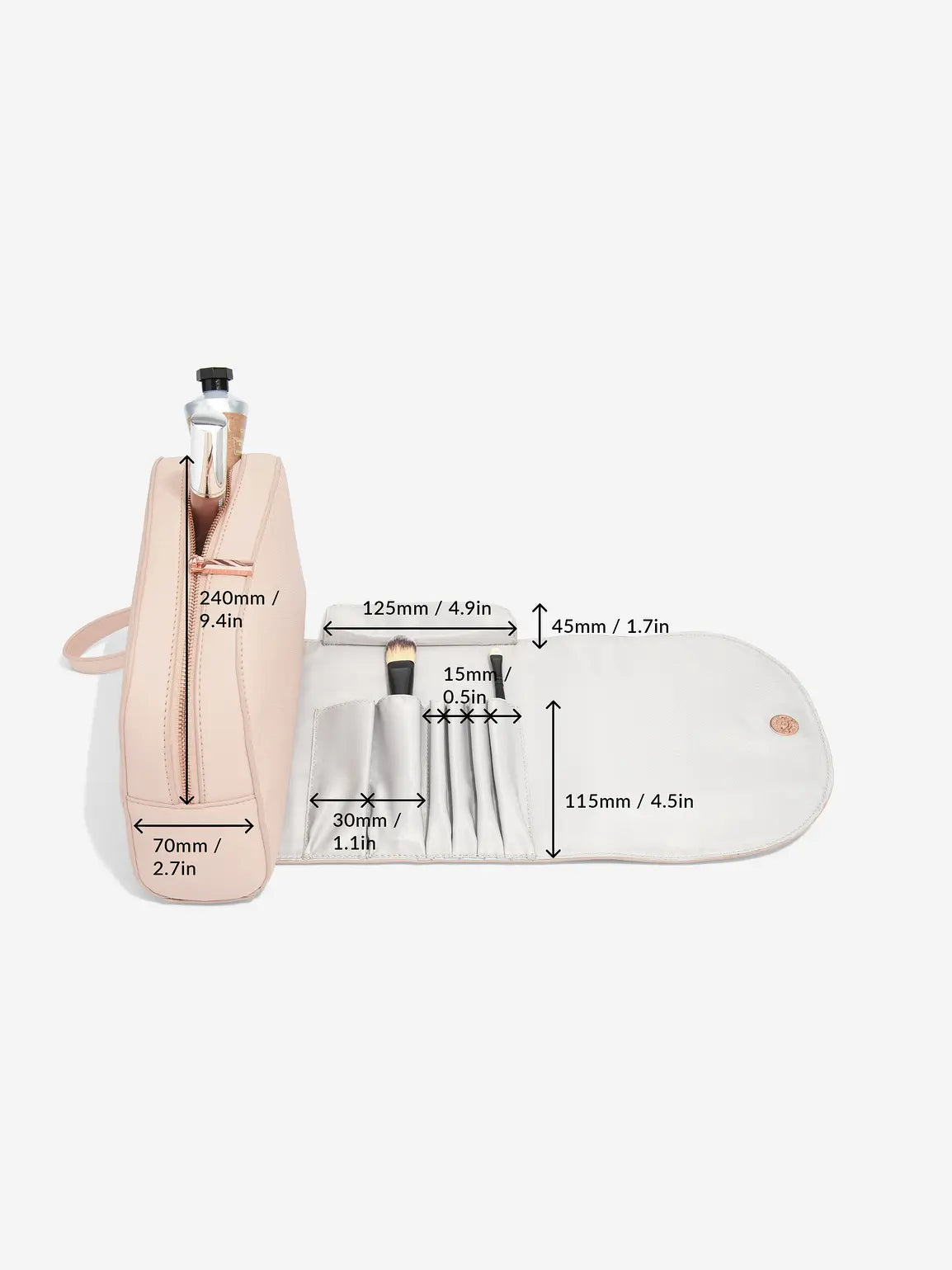 Stackers Make-up Bag Pink