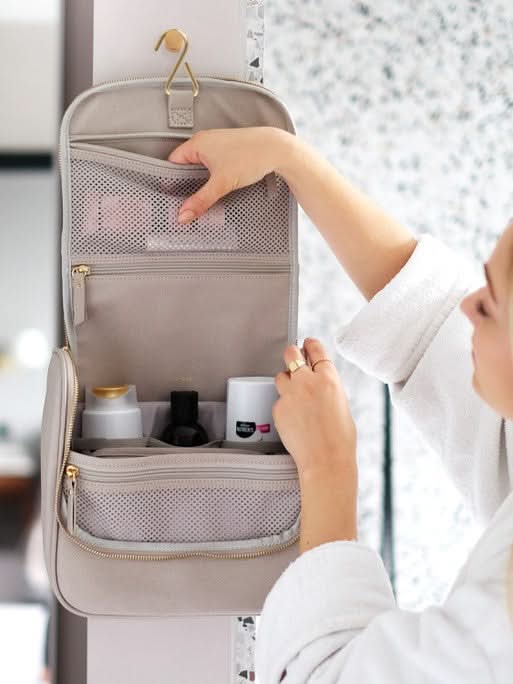 Stackers hangende Toilettas Taupe - Mystackers