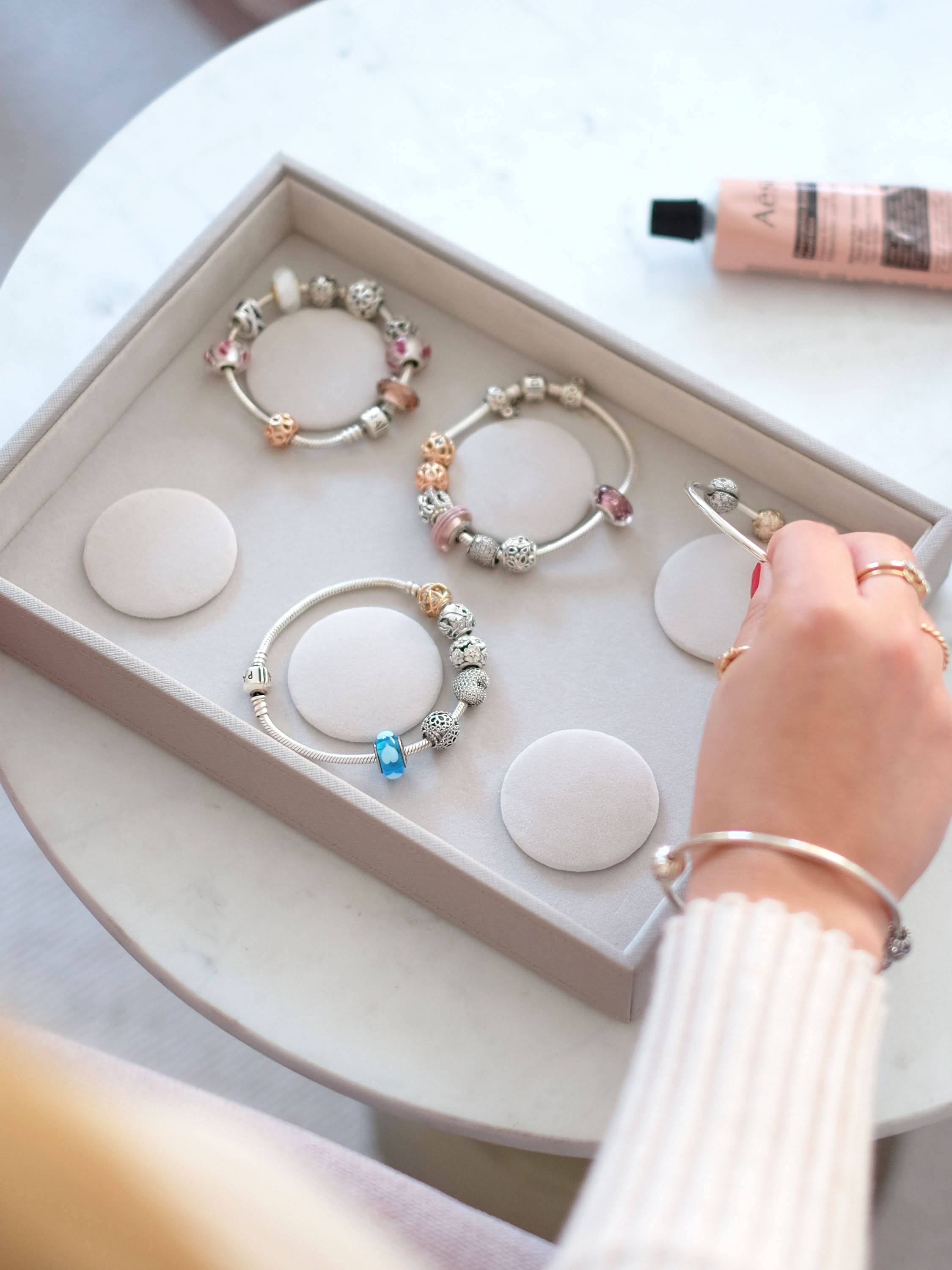 Stackers Bracelet Layer for Classic Jewellery Box Taupe