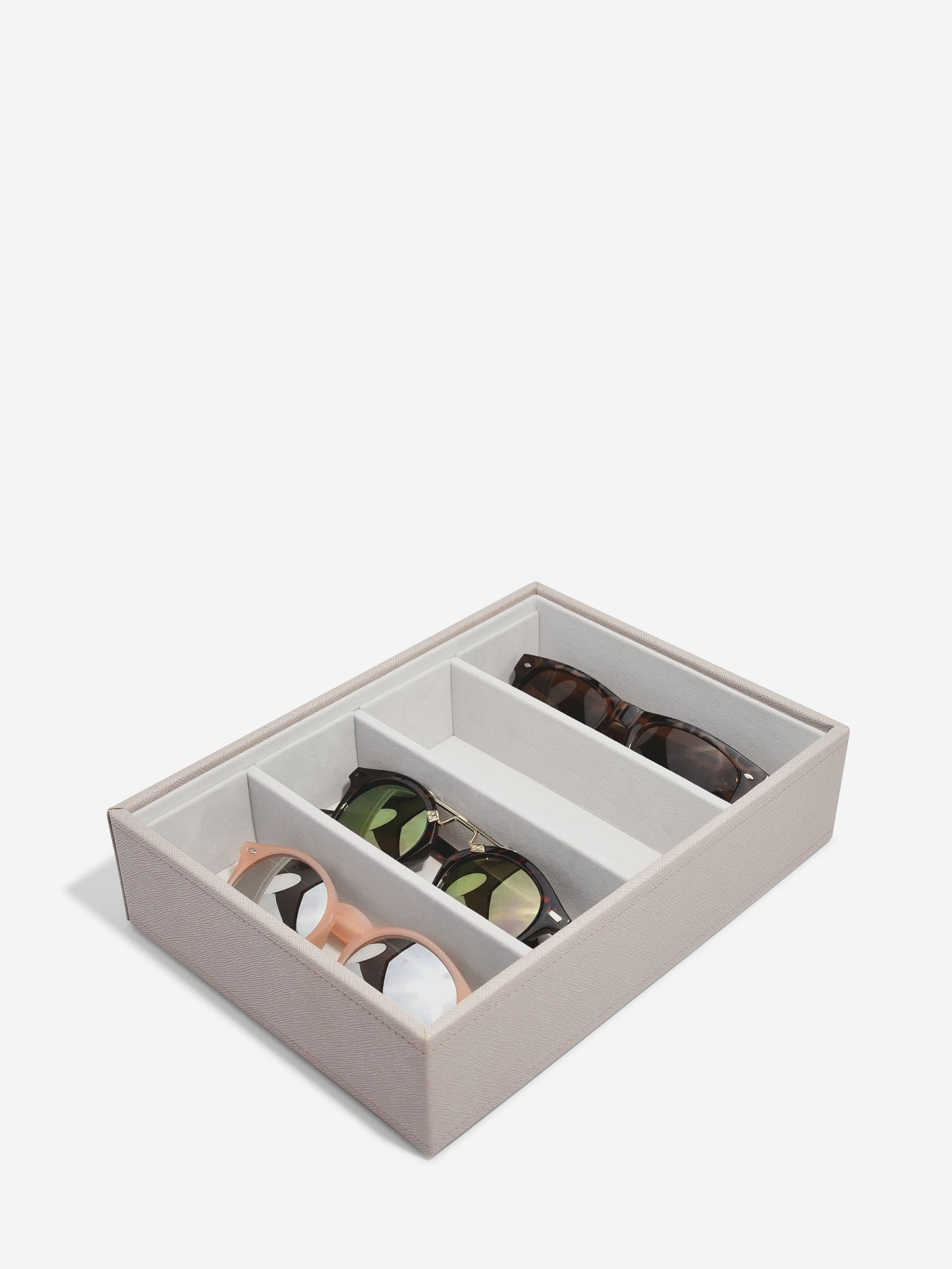 Stackers Bril & Accessoires-laag voor Klassieke Juwelendoos Taupe - Mystackers