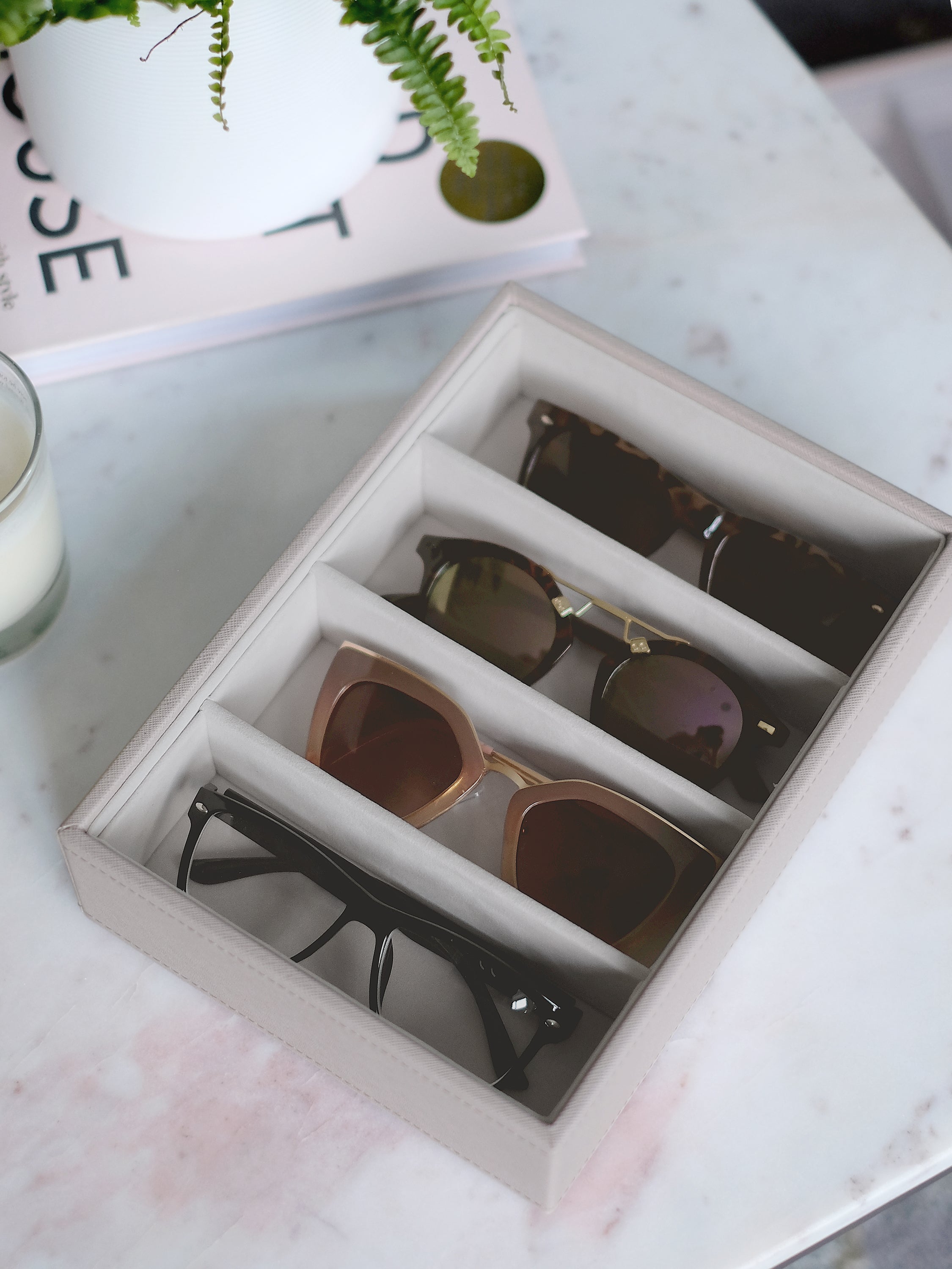 Stackers Glasses & Accessories Layer for Classic Jewellery Box Taupe