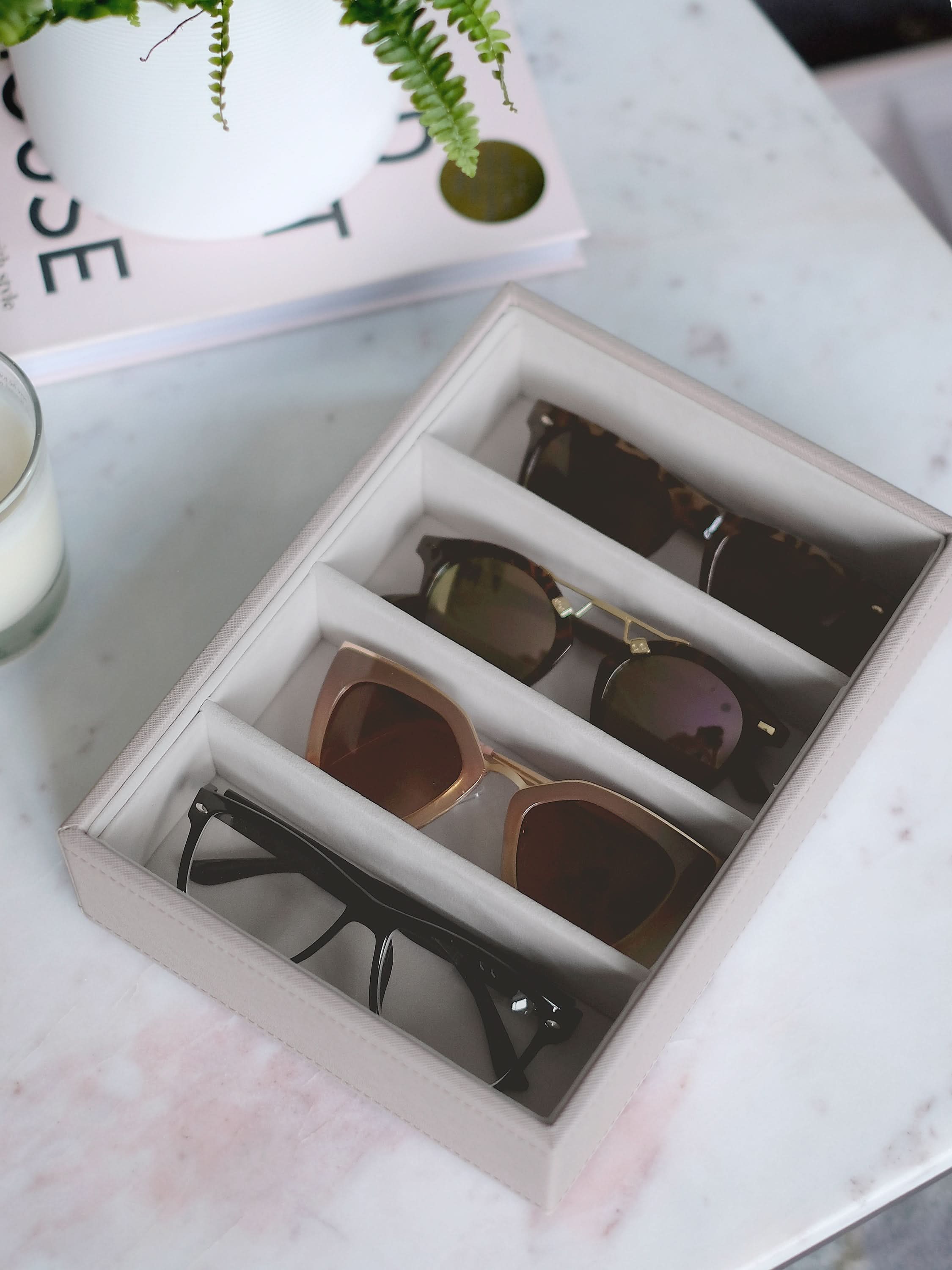 Stackers Bril & Accessoires-laag voor Klassieke Juwelendoos Taupe - Mystackers