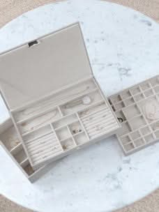 Stackers XL Juwelendoos set van 3 Grijs - Mystackers