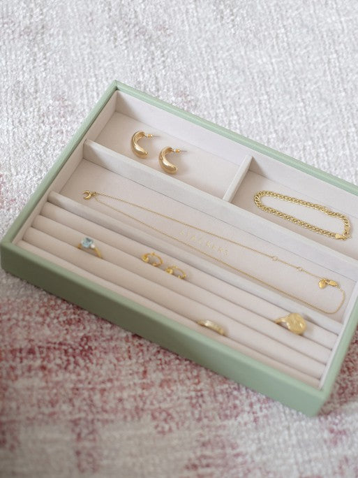 Stackers Ring & Bracelet Layer for Classic Jewellery Box Sage Green