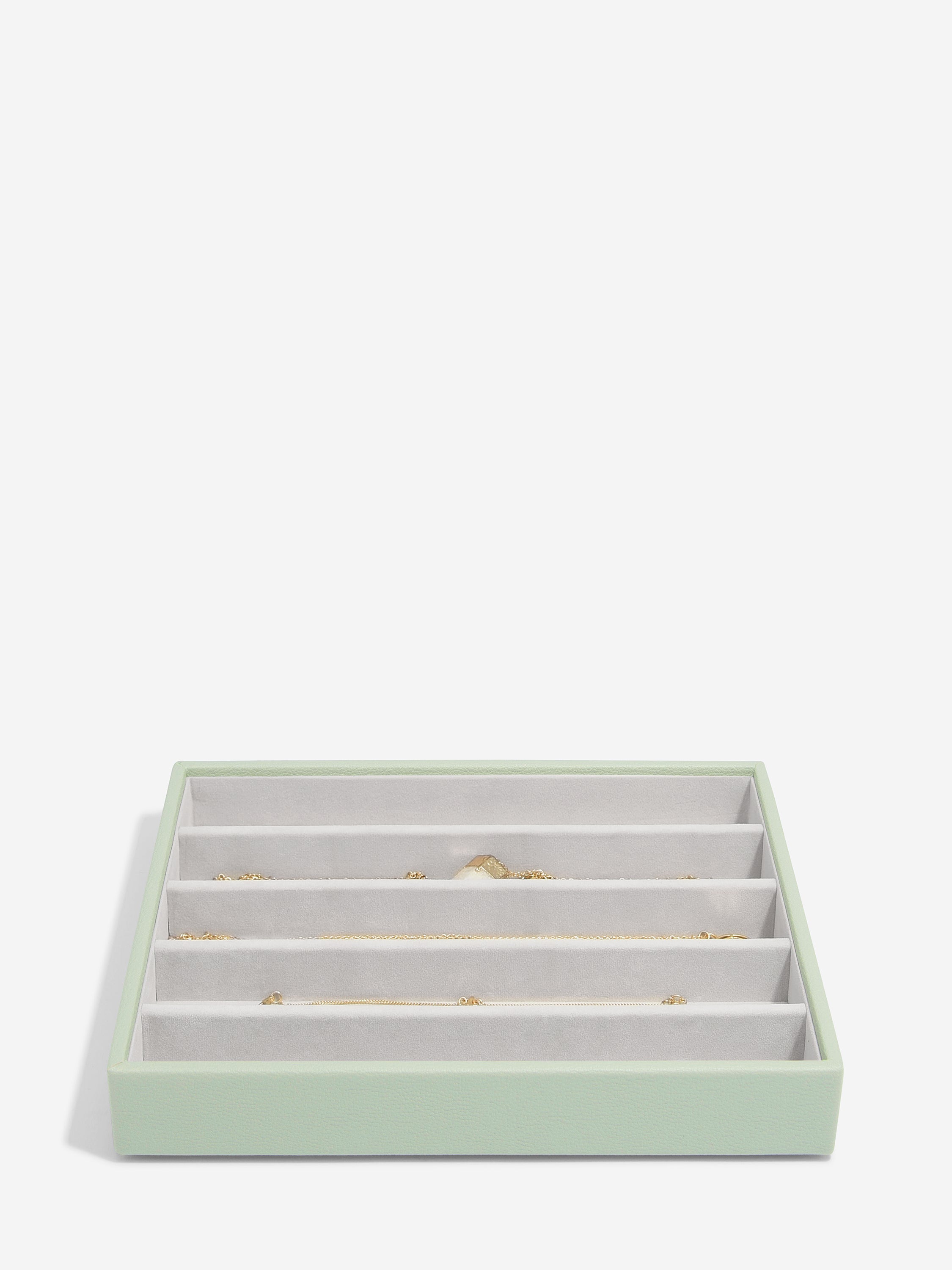 Stackers Necklace Layer for Classic Jewellery Box Sage Green
