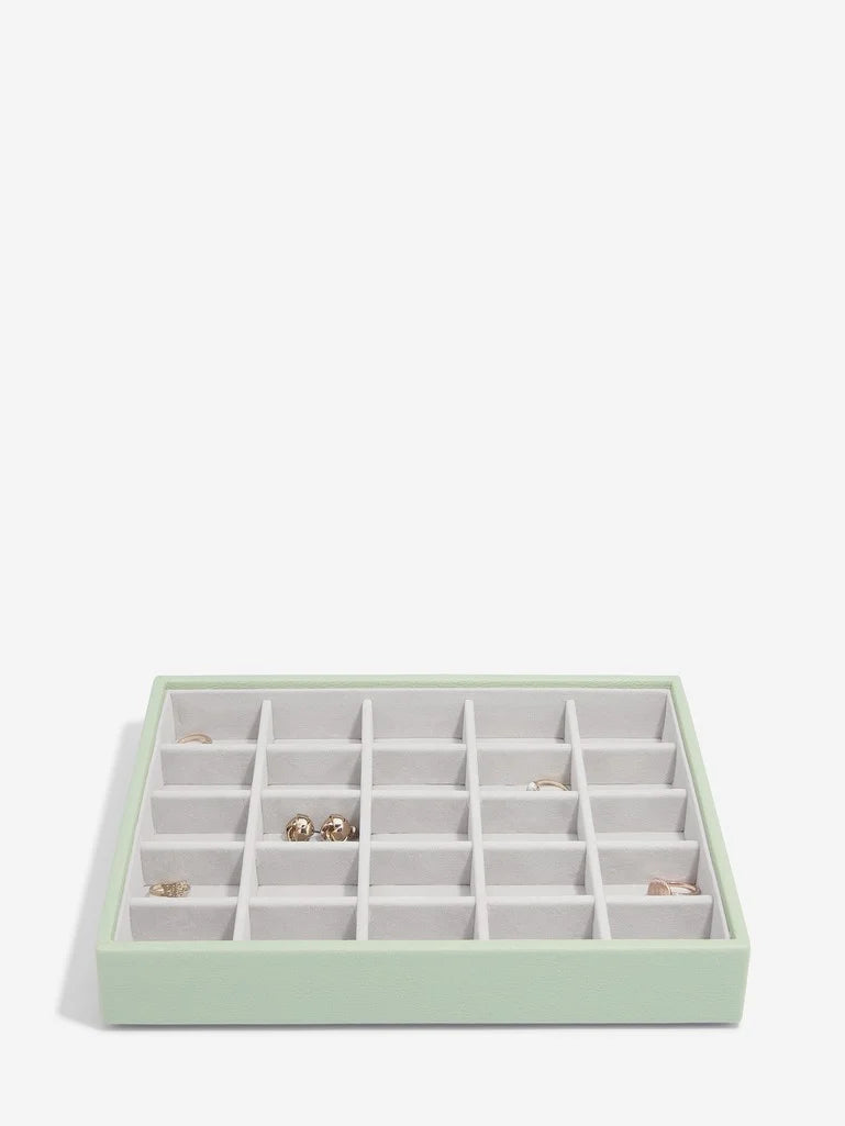 Stackers Classic Boîte à Bijoux Lot de 4 Vert Sauge