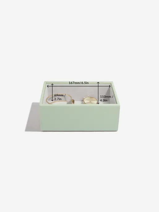 Stackers Mini Boîte à Bijoux Lot de 2 Vert Sauge