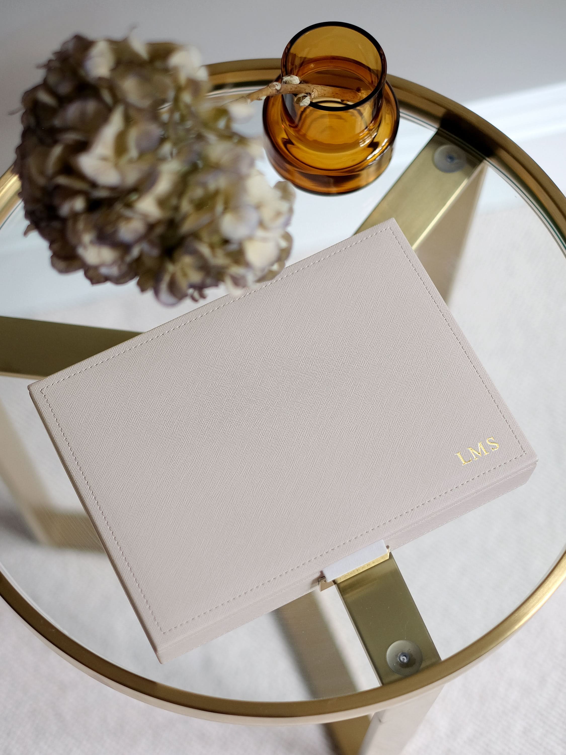 Stackers Charm deksel voor Klassieke Juwelendoos Taupe - Mystackers