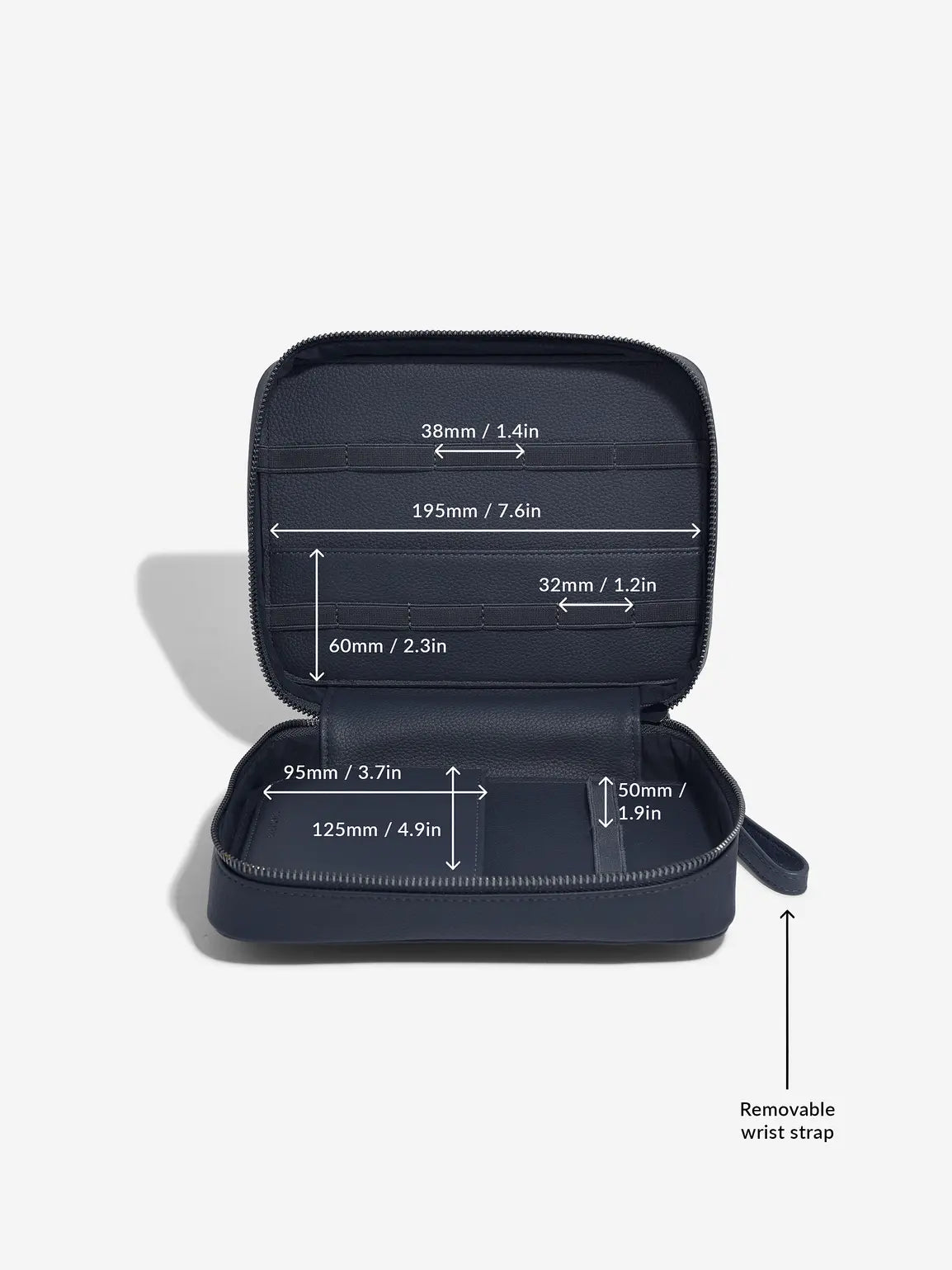 Stackers Cable Tidy Navy Blue